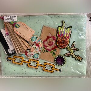 Consuela Limited Edition Sold Out Minty Large Zip Pouch